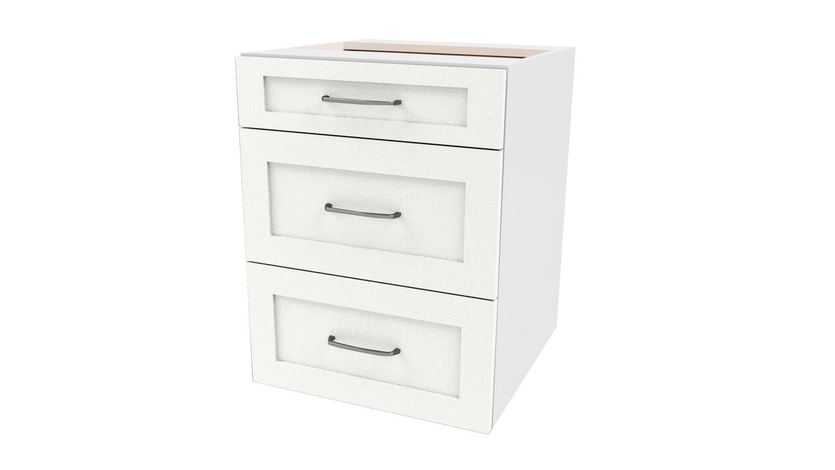 Base Cabinet- 3 Drawers — Steel City Millwork